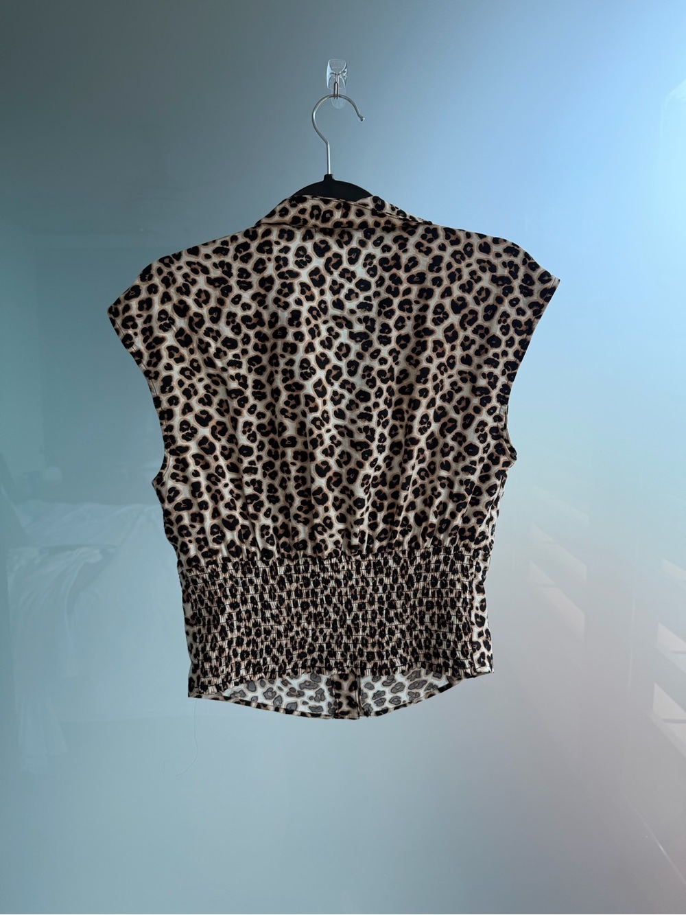 Pleione Cheetah Print Button Down Top - Picture 4 of 4
